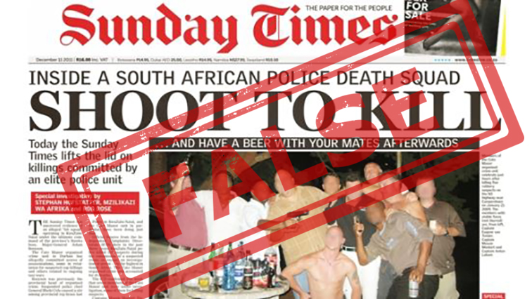 Sunday Times apologises over false reporting on rogue unit ...