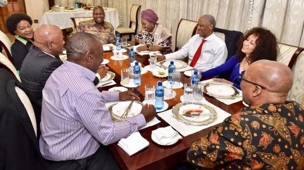 President Jacob Zuma hosted a dinner with ANC Presidential hopefuls.