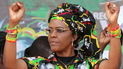 Zimbabwe's first lady Grace Mugabe has been booed at a rally in Bulawayo.