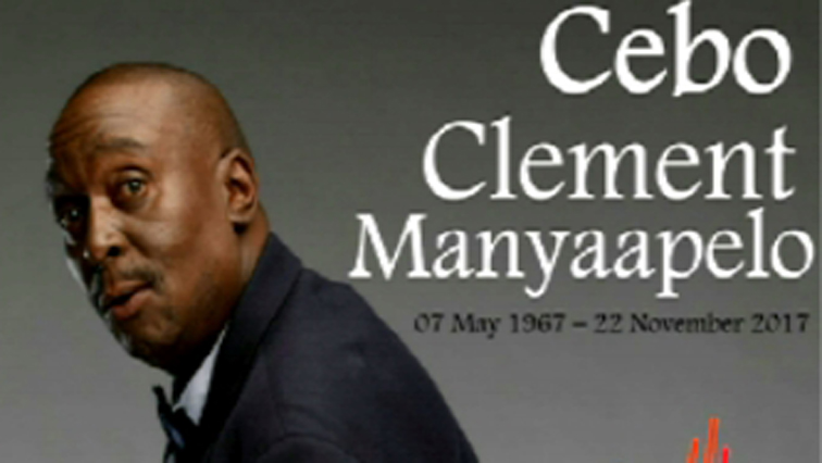 Cebo Manyaapelo died last week after a long illness.