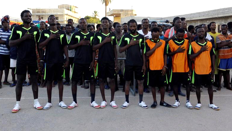 The migrants from the Tariq al-sika detention centre were taking part in a soccer tournament, organised by a civil society group.