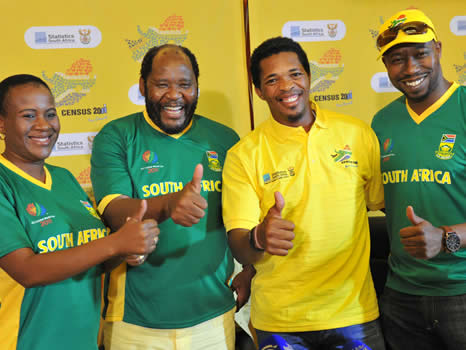 Census 2011 welcomes Makhaya Ntini as ambassador.. Picture:Census 2011