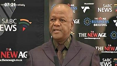 ANC head of policy Jeff Radebe Picture:SABC