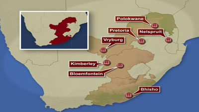 Visual representation of hotspots Picture:SABC
