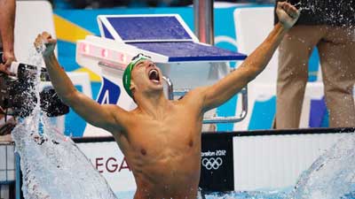South African swimming sensation Chad le Clos.  Picture:REUTERS