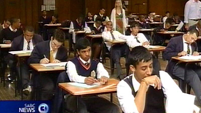 Matric students started their exams on October 22 Picture:SABC