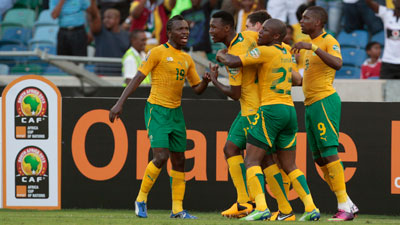Bafana Bafana need just a point to secure a quaterfinal berth. Picture:SABC