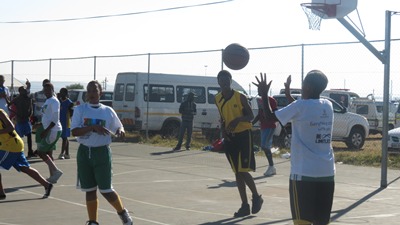 Young children celebrate youth day through sport. Picture:SABC