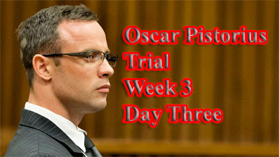 Oscar Pistorius Trial: Week 3, Wednesday 19 March 2014 Picture:REUTERS