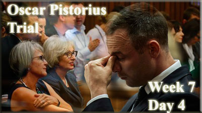 Oscar Pistorius Trial: Week 7, Friday 9 May 2014 Picture:SABC