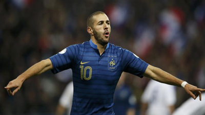 Karim Benzema is looking to take his recent rich vein of form to Brazil Picture:REUTERS