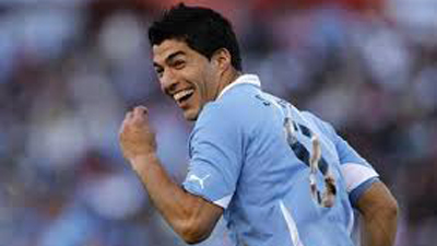 Uruguay's Luis Suarez says "The hand of God" now belongs to him Picture:REUTERS