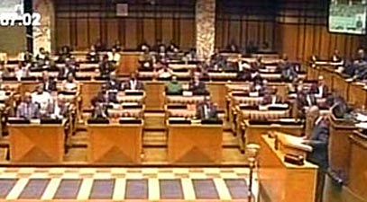 The National Assembly had their first sitting of the Fifth Democratic Parliament on 21 May 2014. Picture:SABC