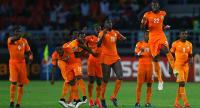 It took a total of 22 kicks to settle the outcome on Sunday after the Ivorians had missed their first two attempts. Picture:REUTERS