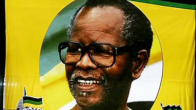 Former ANC President ANC President Oliver Tambo penned the first January 8 statement at the 60th anniversary of the party in Lusaka, Zambia in 1972. Picture:SABC