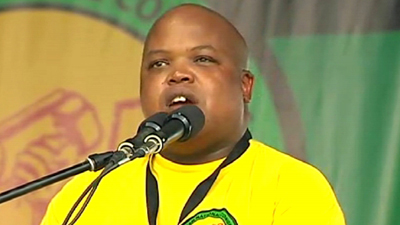 ANCYL president Collen Maine says they are ready to defend the ANC and its president, Jacob Zuma Picture:SABC
