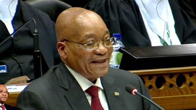 President Jacob Zuma delivered his State of the Nation Address on February 11. Picture:SABC