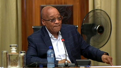 President Jacob Zuma. Picture:SABC