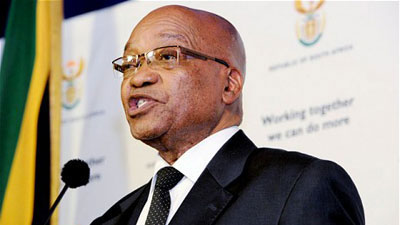 Zuma stated that South Africa and Ghana had enjoyed close historical ties of solidarity  Picture:SABC