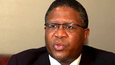Police Minister Fikile Mbalula addressed the media in Pretoria earlier this week. Picture:SABC