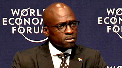 South African minister of Finance was part of a session on Africa's economic outlook. Picture:SABC