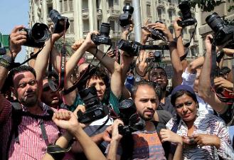 The spike in censorship has come as a surprise, even to journalists long-accustomed to reporting within strict red lines in Egypt. Picture:REUTERS