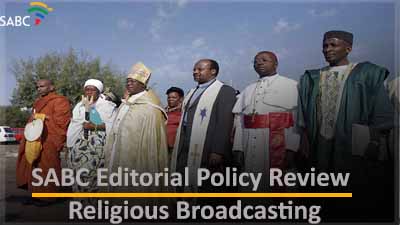 Religious broadcasting should strive to be contextual and relevant, and to reflect our African reality.  Picture:SABC