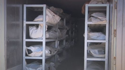 Libya is yet to decide what to do with corpses stored in the city of Misrata. Picture:REUTERS