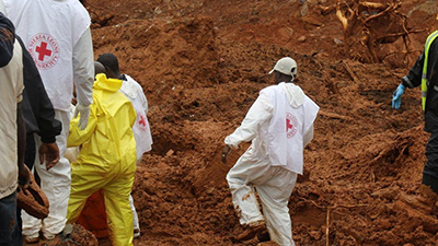The Red Cross said on Friday that over 600 people are still missing. Picture:REUTERS
