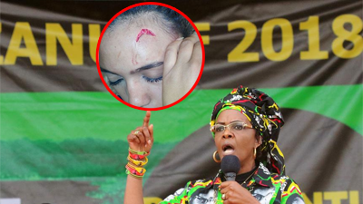 Zimbabwean first lady Grace Mugabe allegedly assaulted Engels at a Sandton hotel in August. Picture:SABC