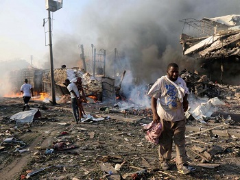At least 230 people are now known to have died in the attack, the deadliest since Al-shabaab militants began their insurgency a decade ago. Picture:REUTERS