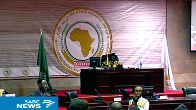 Pan African Parliament is currently underway in Midrand, north of Johannesburg.  Picture:SABC