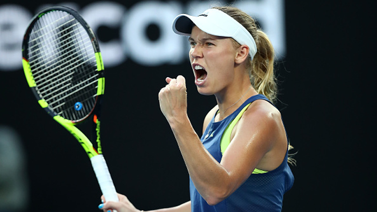 The result ensured Wozniacki swiped Halep's world number one ranking,