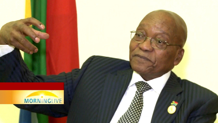 President Zuma faces charges of corruption, money-laundering and racketeering.