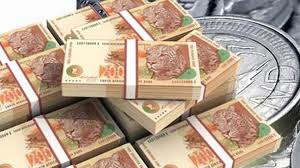 The currency was equivalent of R6.7million