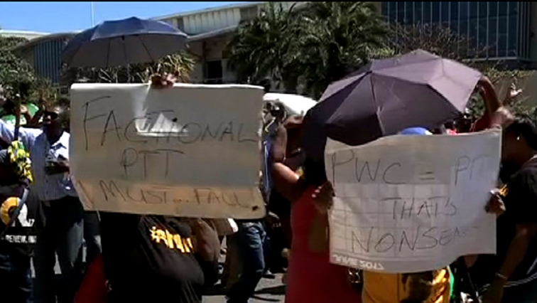 ANC members in Durban have protested against party Secretary-General Ace Magashule.