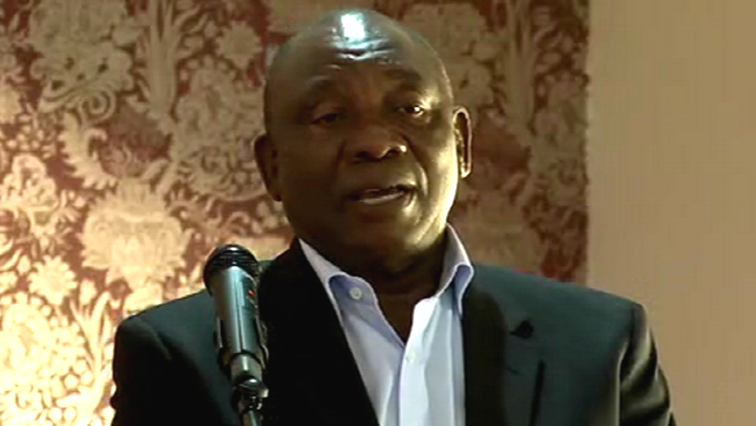 SA President Cyril Ramahosa