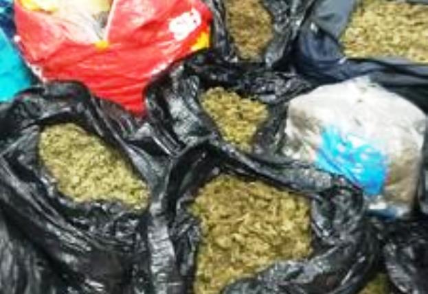 Police seized 42 bales of compressed dagga weighing over 1 000 kilograms.