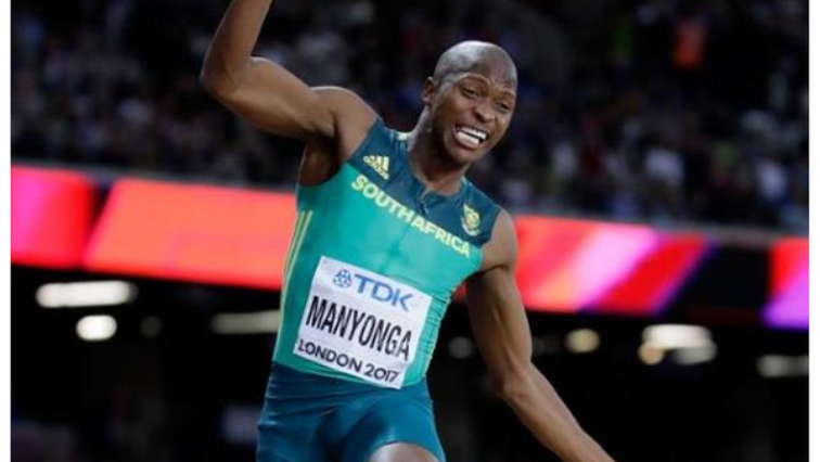 South African Long jump star Luvo Manyonga