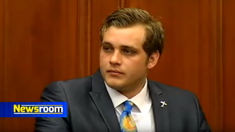 Henri van Breda is accused of the murder of his parents and brother and the attempted murder of his teenaged sister Marli with an axe.