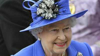 Queen Elizabeth II smiles at an event
