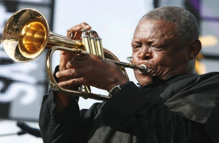 Musician Hugh Masekela first performed at the festival 18 years ago.