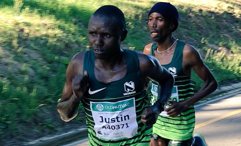 Kenya’s Justin Kemboi who recently won the Two Oceans Marathon in three hours nine minutes 19 seconds.