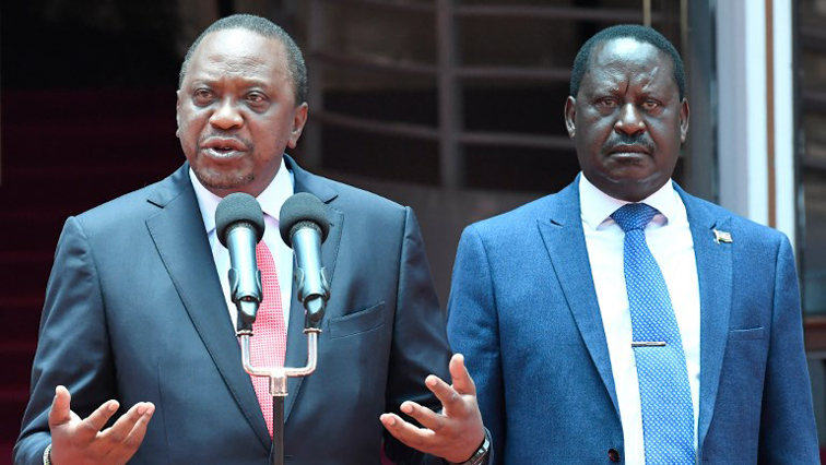 President Uhuru Kenyatta and opposition leader, Raila Odinga.
