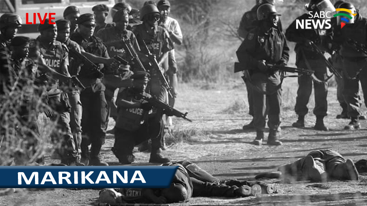 The nine people were charged with the murders that happened in Marikana.
