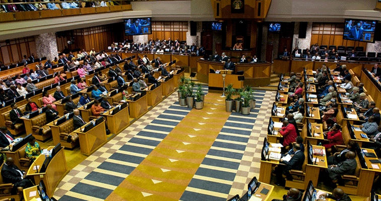 The bill will be debated in the National Assembly Tuesday afternoon .