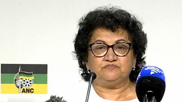 ANC Deputy Secretary General Jessie Duarte.