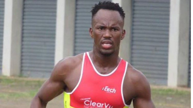 Mhlengi Gwala was attacked by three men while training.