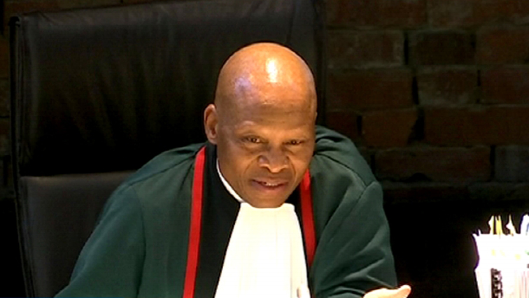 Chief Justice Mogoeng Mogoeng questioned the timing of the application and why it’s being brought few weeks before the contract expires at the end of March.