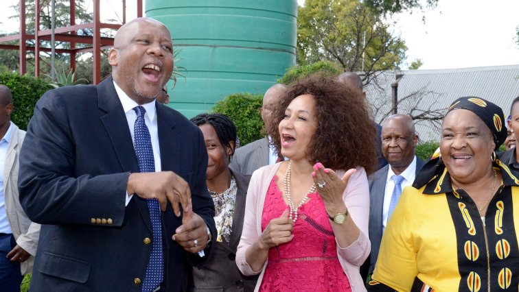Minister of International Relations and Cooperation, HE Lindiwe Sisulu visiting the Maseru Bridge Border, and met with the His Majecsty King Letsie III.

Picture byline:  Jacoline Schoonees